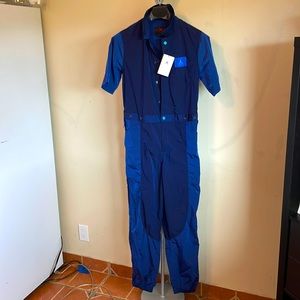 Nike Jordan Essentials | Womens Flight Suit Jumpsuit | Blue | Size S | New